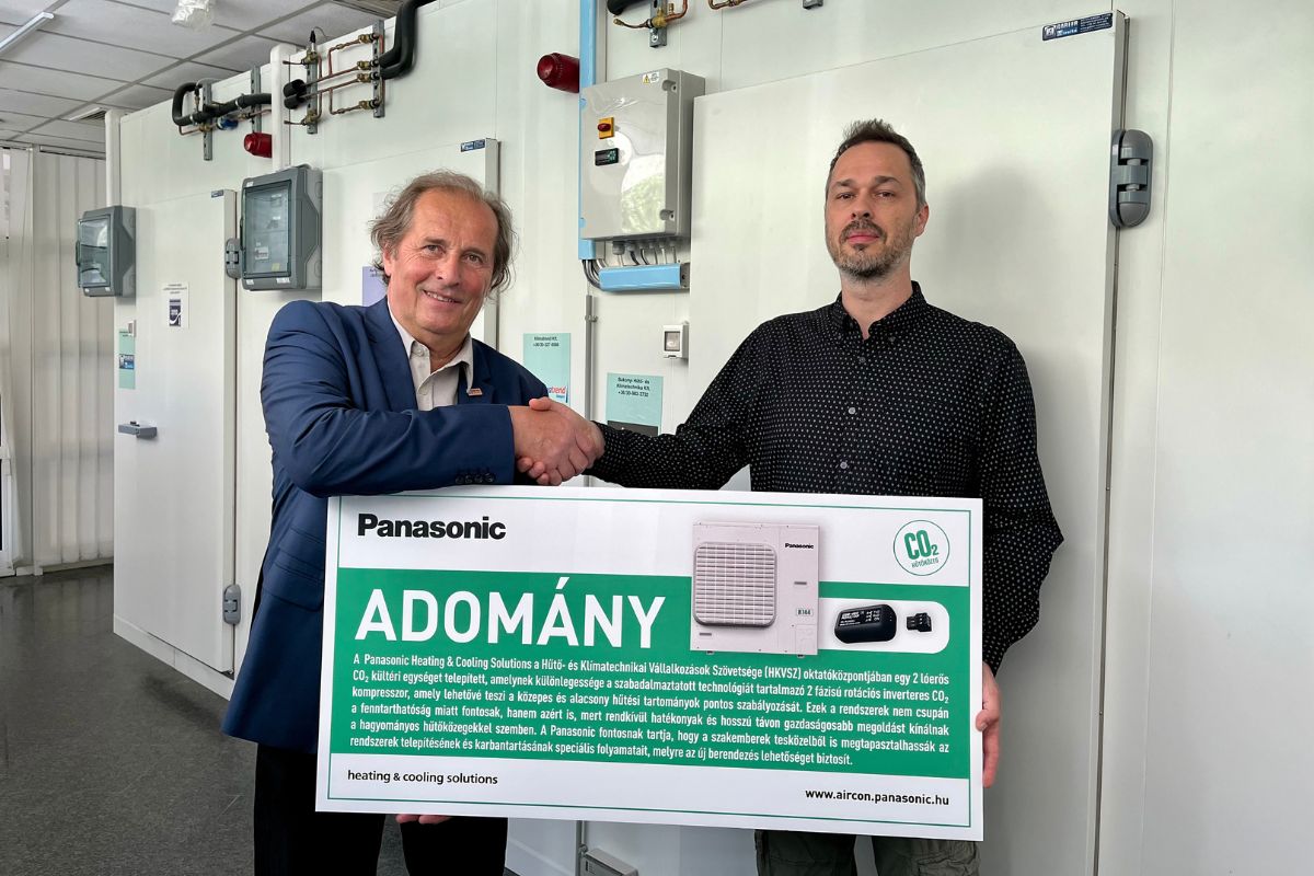 Fenntartható innovációk a hűtéstechnikában: a Panasonic CO₂ készülékkel támogatja a klímaszerelők képzését