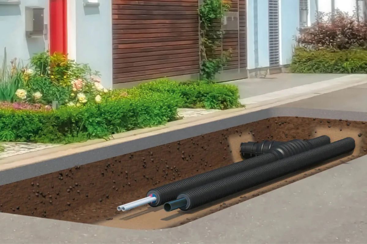 Uponor Ecoflex előszigetelt csővezeték távvezeték rendszerekhez