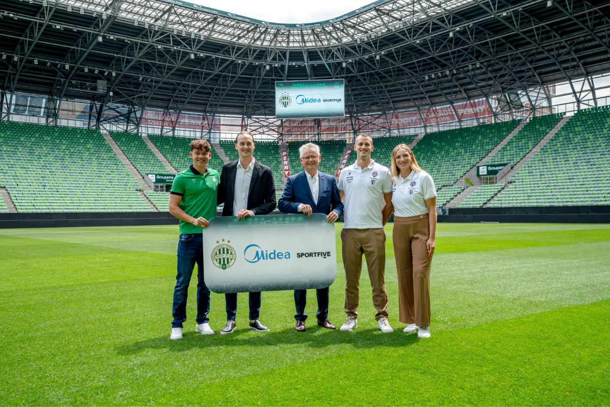 Világszintű szponzor a magyar sportban – a Midea a Ferencváros új kiemelt partnere
