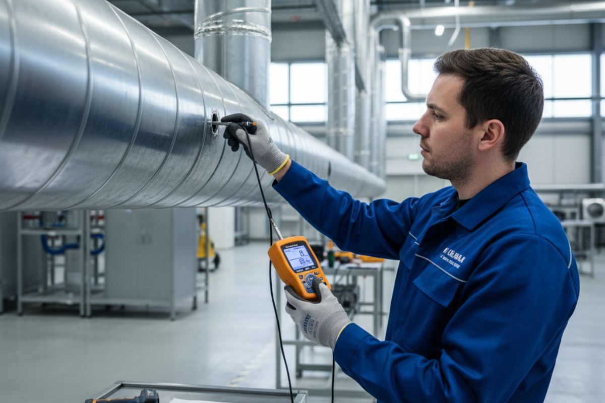 Szellőztető rendszerek átvétele az MSZ EN 12599:2013 szabvány szerint – gyakorlati útmutató