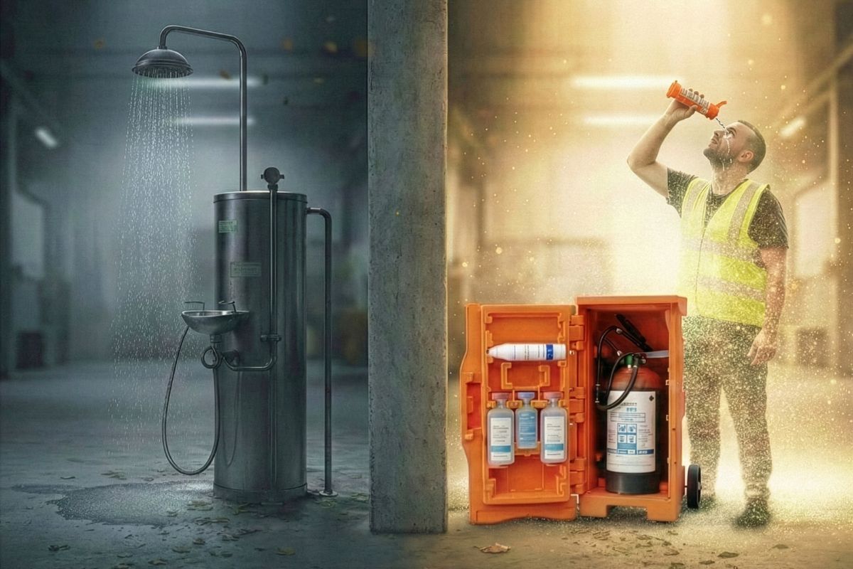 Hogyan spóroljunk meg milliókat a biztonsági zuhanyok gépészetén a biztonság növelésével?